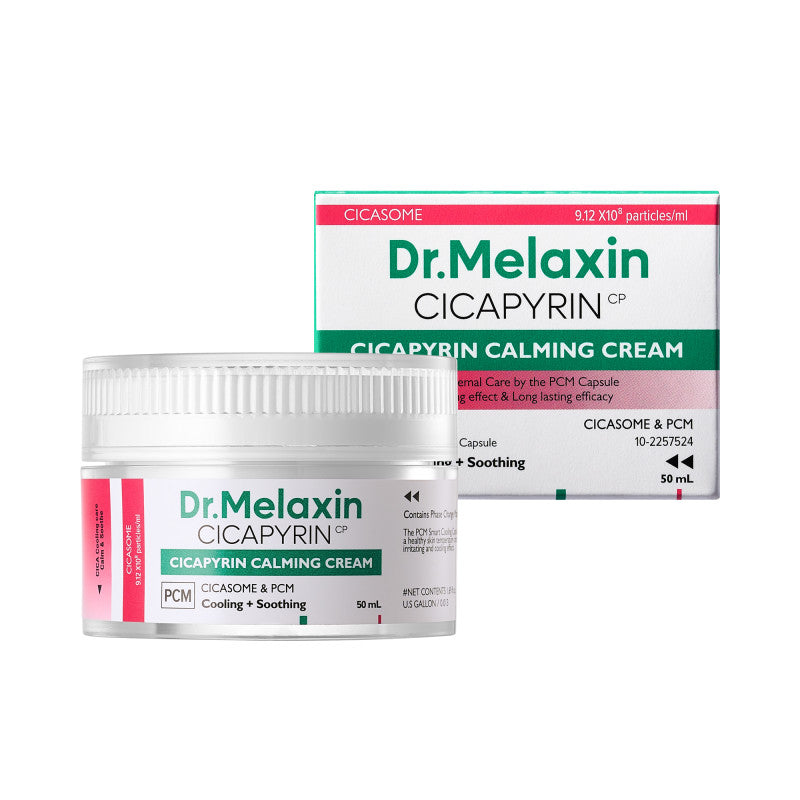 DR.MELAXIN CICAPYRIN CALMING CREAM Beruhigende Gesichtscreme mit kühlendem Komplex, 50 ml