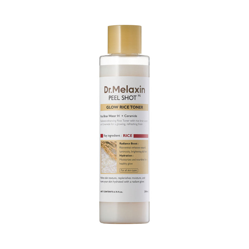 DR.MELAXIN PEEL SHOT LINE Aufhellendes Tonikum mit weißem Reisextrakt 200ml