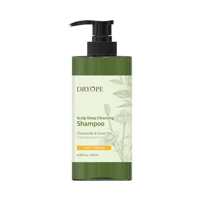 DRYOPE SCALP DEEP CLEANSING Wegański szampon do włosów o zapachu frezji 500 ml