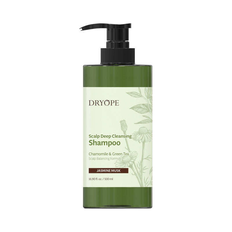 DRYOPE SCALP DEEP CLEANSING Wegański szampon do włosów o zapachu piżma i jaśminu 500 ml