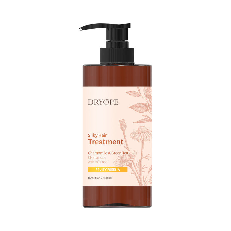 DRYOPE SILKY HAIR TREATMENT Odżywcza maska do włosów suchych i zniszczonych o zapachu owoców i frezji 500 ml