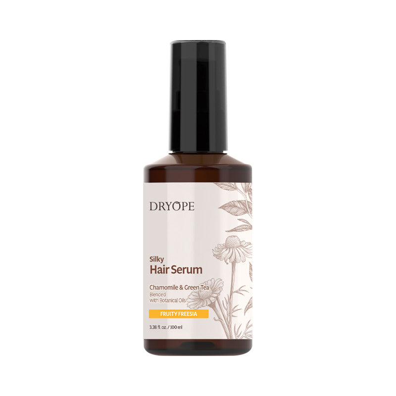 DRYOPE SILKY HAIR Wegańskie serum olejowe do włosów suchych i zniszczonych o zapachu owoców i frezji 100 ml