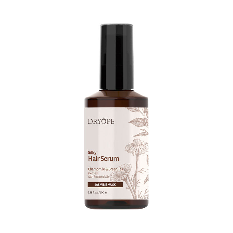DRYOPE SILKY HAIR Wegańskie serum olejowe do włosów suchych i zniszczonych o zapachu piżma i jaśminu 100 ml