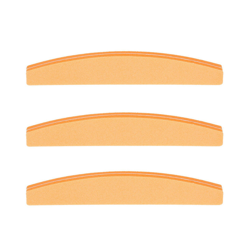 2-seitige bootförmige Polierfeile 100/180 - orange x3