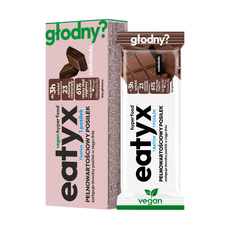 EATYX HYPERFOOD VEGAN Posiłek w formie batona, czekolada 60g