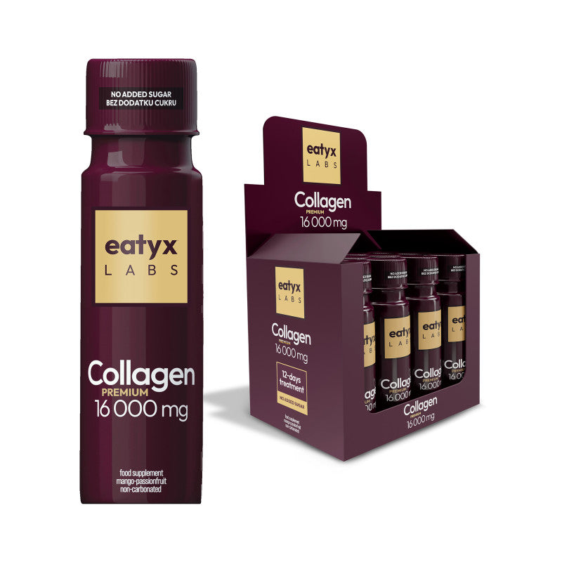 EATYX LABS COLLAGEN PREMIUM Kollagen-Shot-Set 12 x 80 ml
