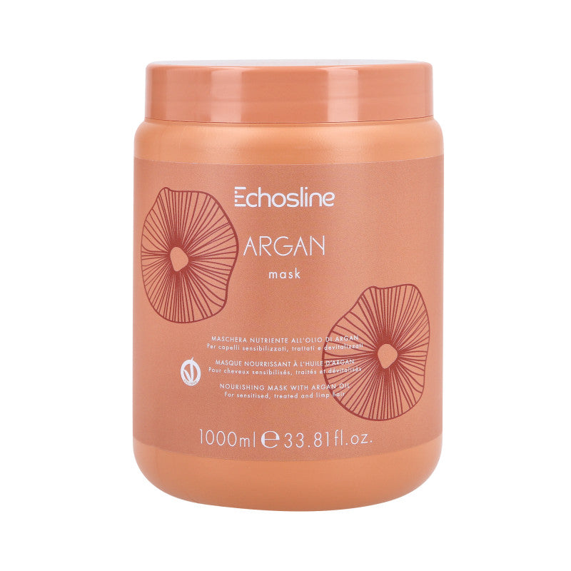 ECHOSLINE ARGAN Vegane Maske mit Arganöl für trockenes Haar 1000ml
