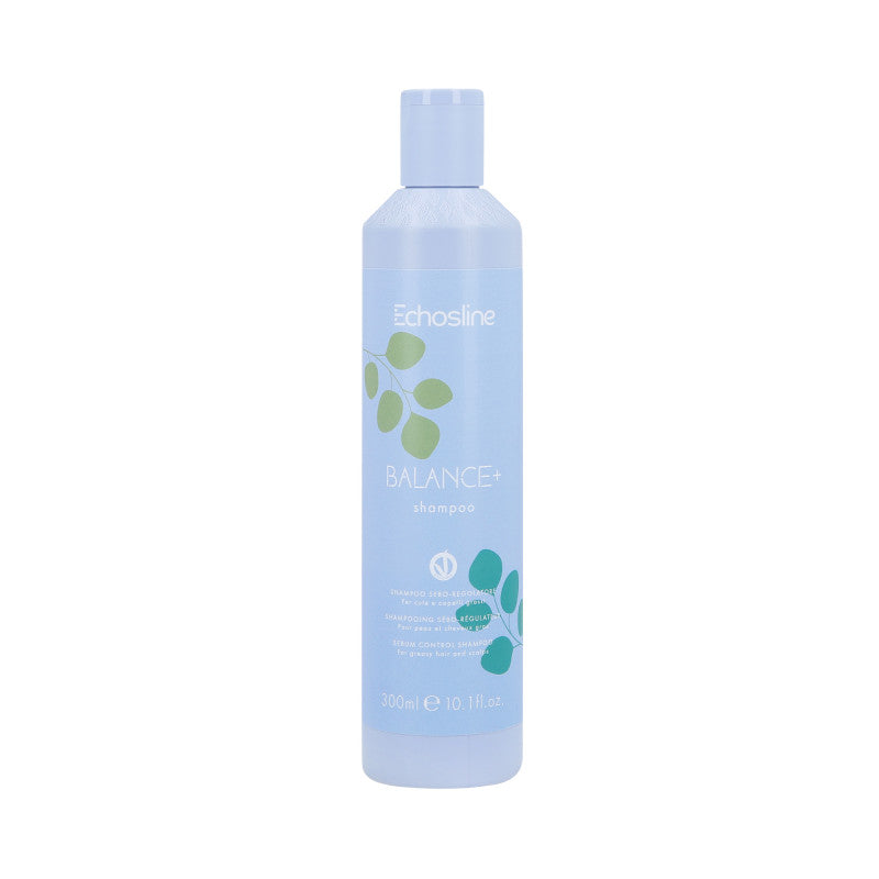 ECHOSLINE BALANCE PLUS Veganes ausgleichendes Shampoo für fettige Kopfhaut 300 ml