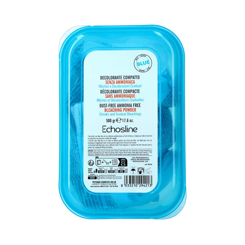 ECHOSLINE DE-COLOR BLUE Ammoniakfreier Pulveraufheller 500 g