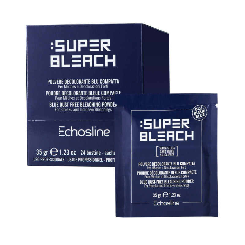 ECHOSLINE DE-COLOR BLUE Ammoniakfreier Pulveraufheller, Beutel 24x35 g