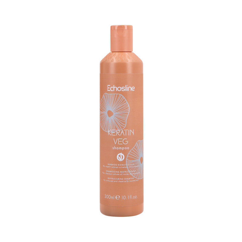 ECHOSLINE KERATIN VEG Veganes Aufbaushampoo mit Keratin 300ml