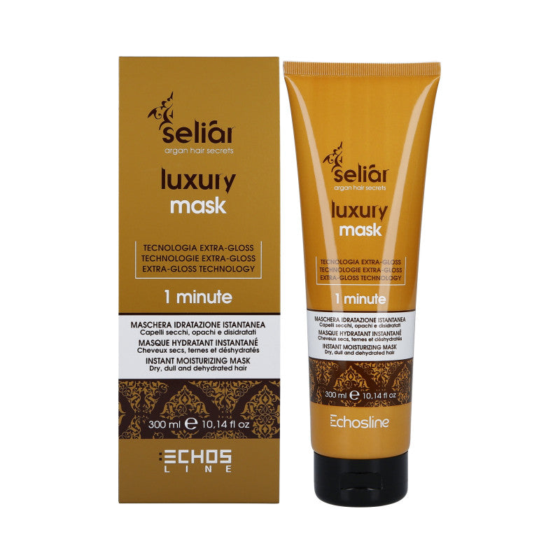 ECHOSLINE SELIAR LUXURY Intensiv feuchtigkeitsspendende Maske für trockenes Haar 300ml