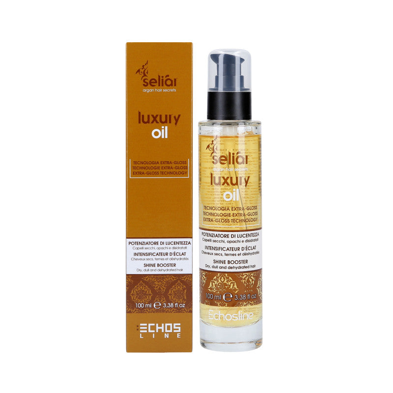 ECHOSLINE SELIAR LUXURY Glanzöl für trockenes und stumpfes Haar 100 ml