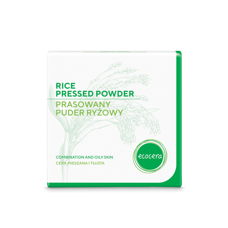 ECOCERA Gepresster Reispuder für fettige und Mischhaut 10g