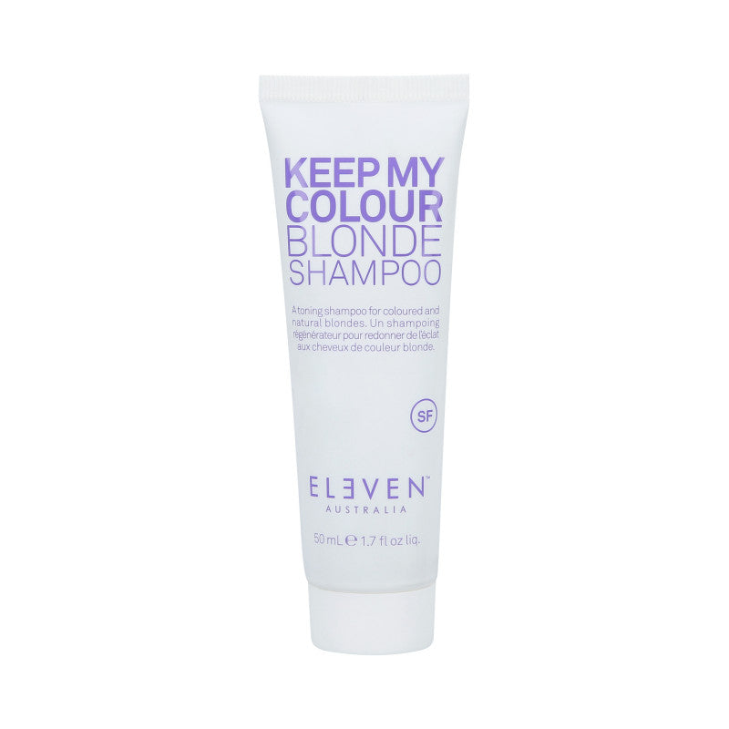 ELEVEN AUSTRALIA KEEP MY COLOR BLONDE Fioletowy szampon do włosów blond 50ml
