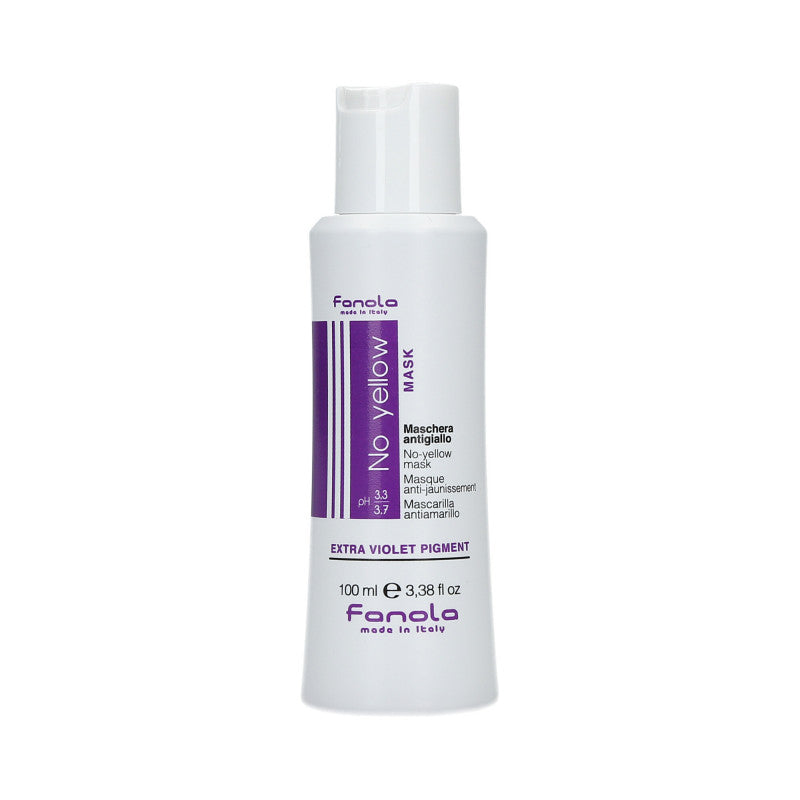 FANOLA NO YELLOW Neutralisierende Maske für blondes Haar 100ml