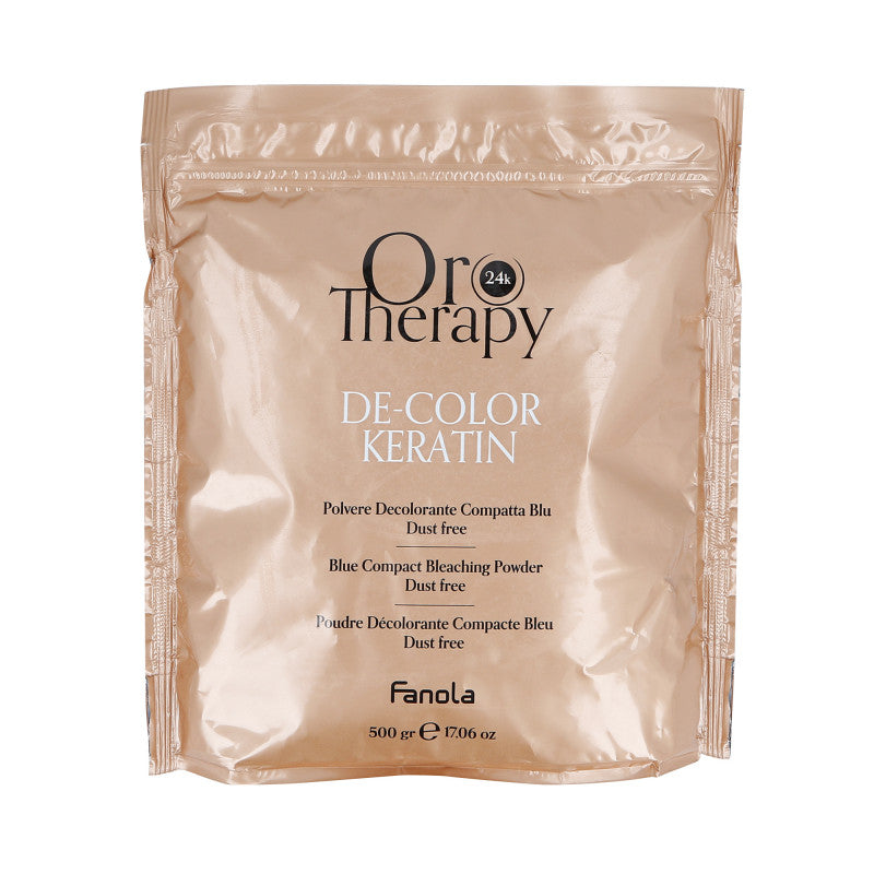 FANOLA ORO THERAPY DE-COLOR 24K Blauer Aufheller mit Keratin 500g
