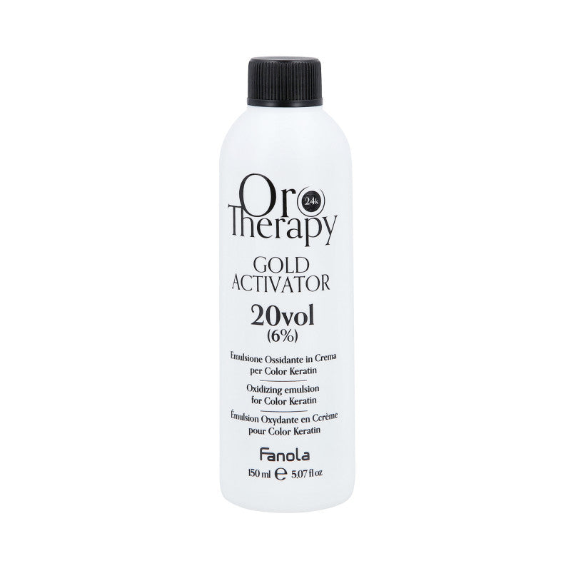 FANOLA ORO THERAPY GOLD Aktywator do koloryzacji w kremie 6% 20vol 150ml