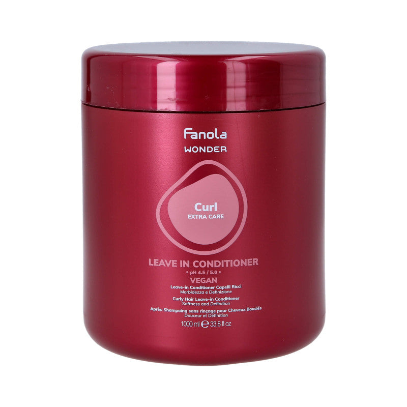 FANOLA WONDER CURL EXTRA CARE Veganer Leave-in-Conditioner für lockiges Haar 1000ml