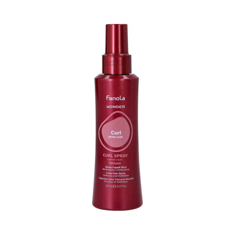 FANOLA WONDER CURL EXTRA CARE Wegański aktywujący spray do włosów kręconych 150ml