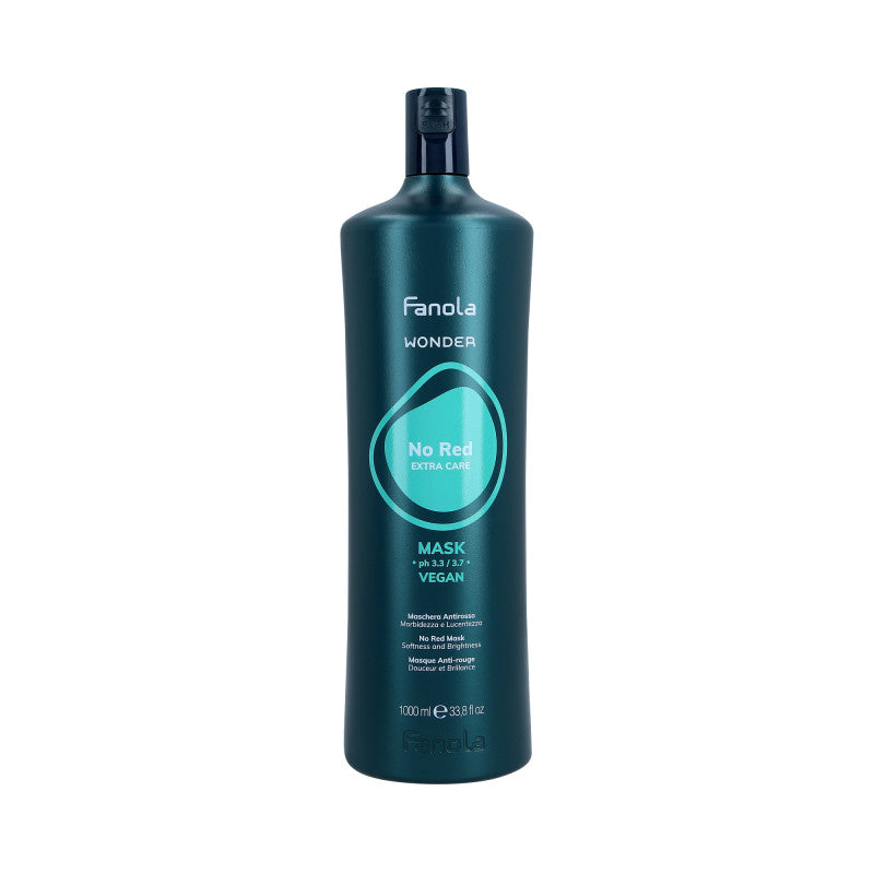 FANOLA WONDER NO RED EXTRA CARE Neutralisierende Maske für braunes Haar 1000 ml