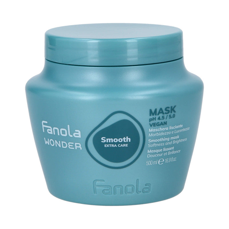 FANOLA WONDER SMOOTH EXTRA CARE Vegane Glättungsmaske für krauses Haar 500ml