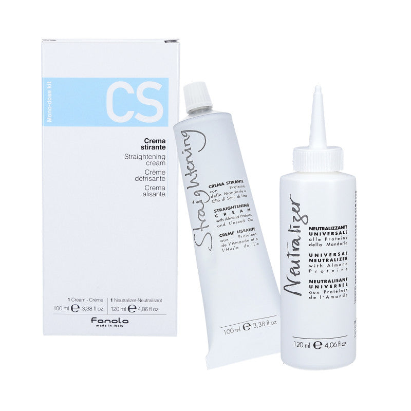 FANOLA Haarglättungs Creme 100ml + Neutralisator 120ml Set