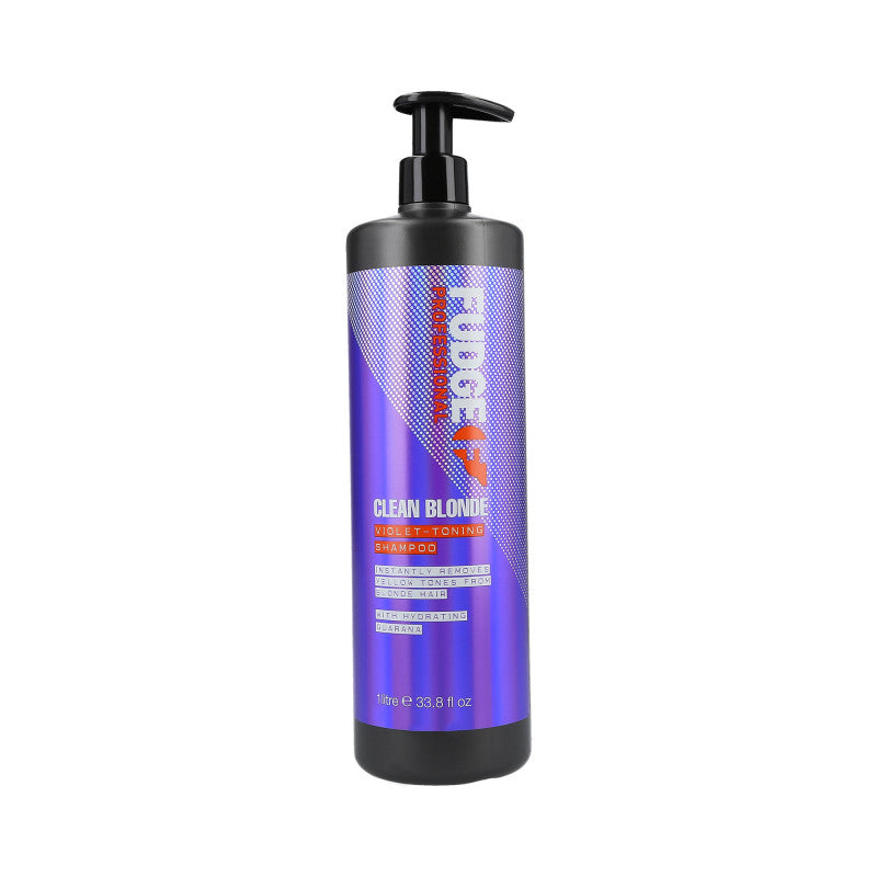 FUDGE PROFESSIONALCLEAN BLONDE Violet-Toning Shampoo für blondes Haar 1000ml