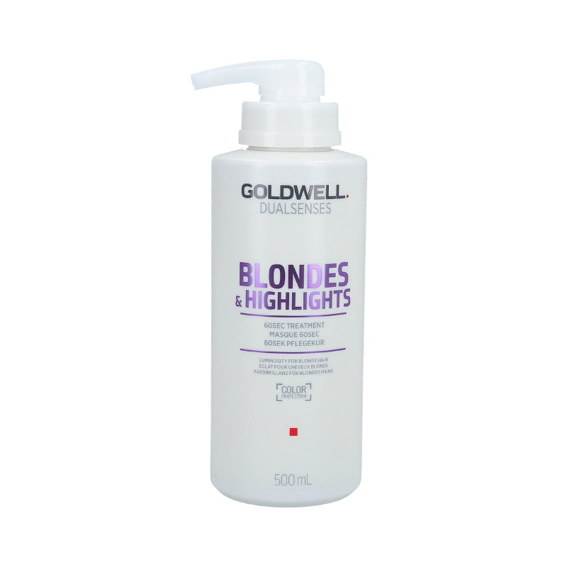 GOLDWELL DUALSENSES BLONDES&HIGHLIGHTS 60-sekundowa kuracja dla włosów blond i z pasemkami 500ml
