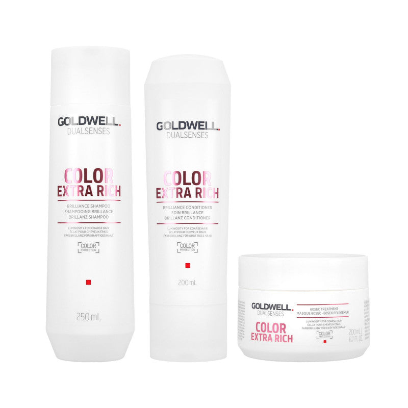 GOLDWELL DUALSENSES COLOR EXTRA RICH Shampoo 200ml Conditioner 200ml Kur 200ml