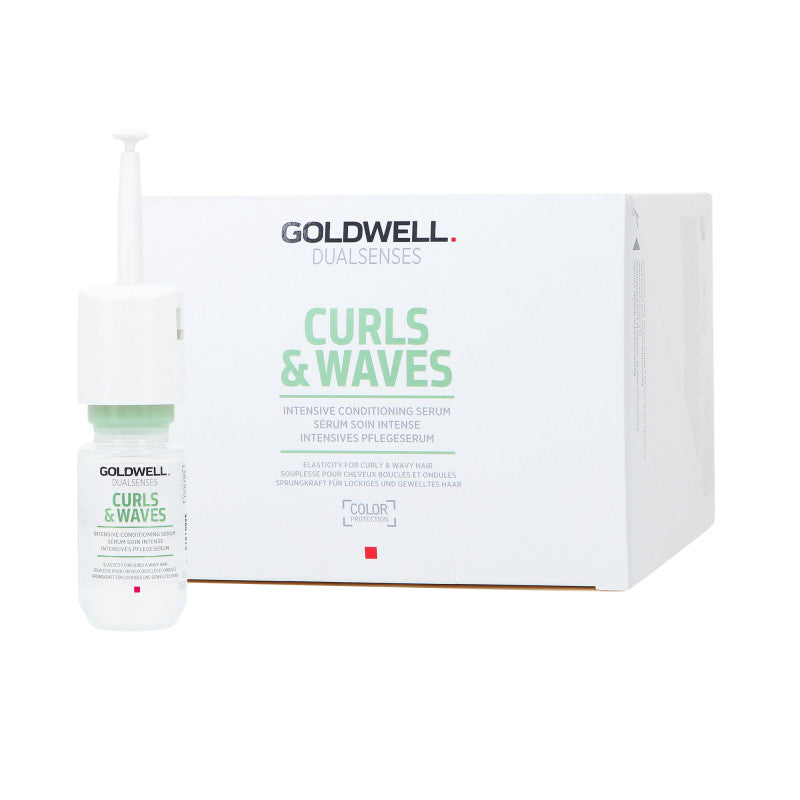 GOLDWELL DUALSENSES CURLS & WAVES Intensives Feuchtigkeitsserum für lockiges Haar 12 x 18 ml