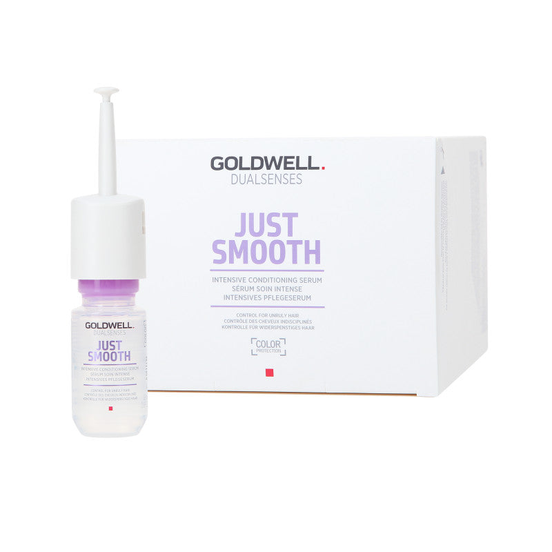 GOLDWELL DUALSENSES JUST SMOOTH INTENSIVE TAMING Serum intensywnie wygładzające do włosów 12 x 18 ml