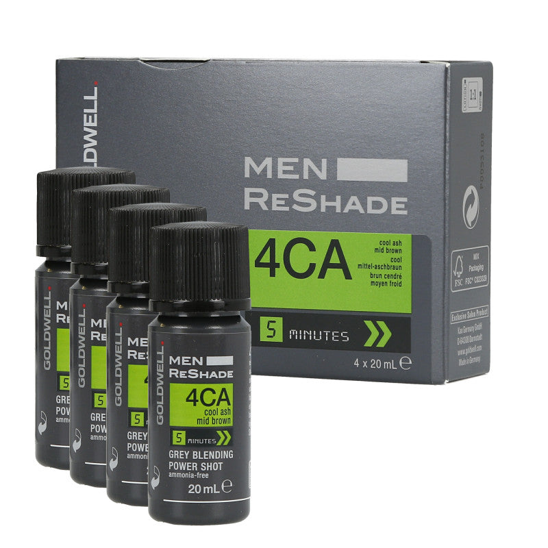 GOLDWELL MEN RE-SHADE Odsiwiacz dla mężczyzn kolor 4CA 4x20ml