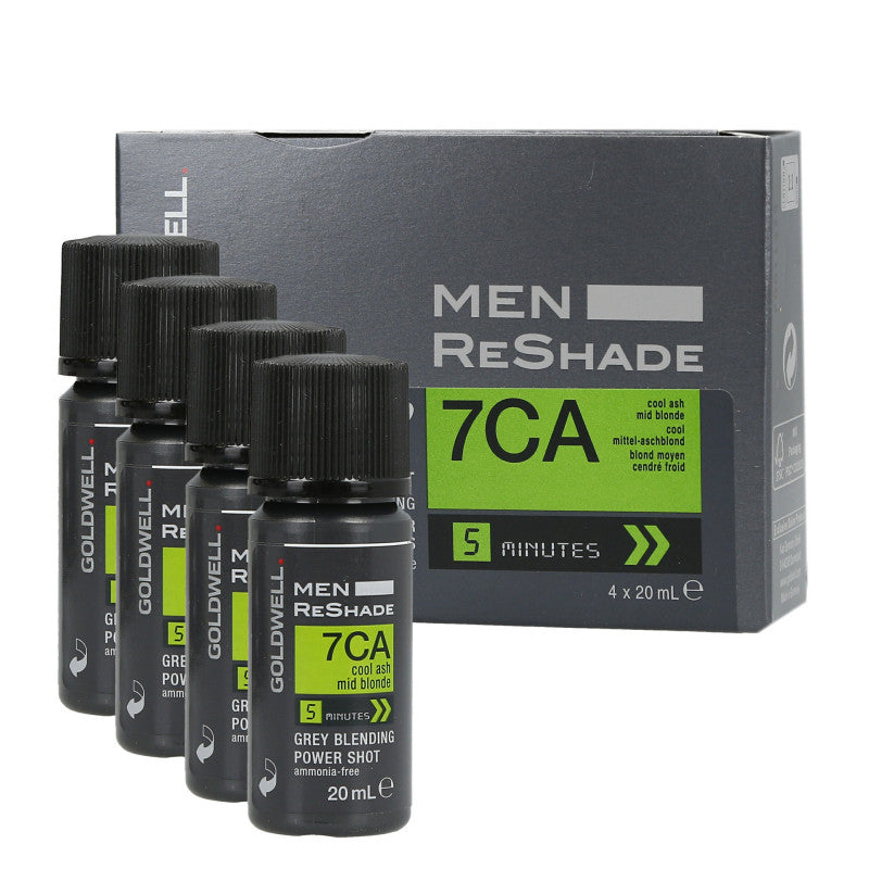GOLDWELL MEN RE-SHADE Entfetter für Männer Farbe 7CA 4x20 ml