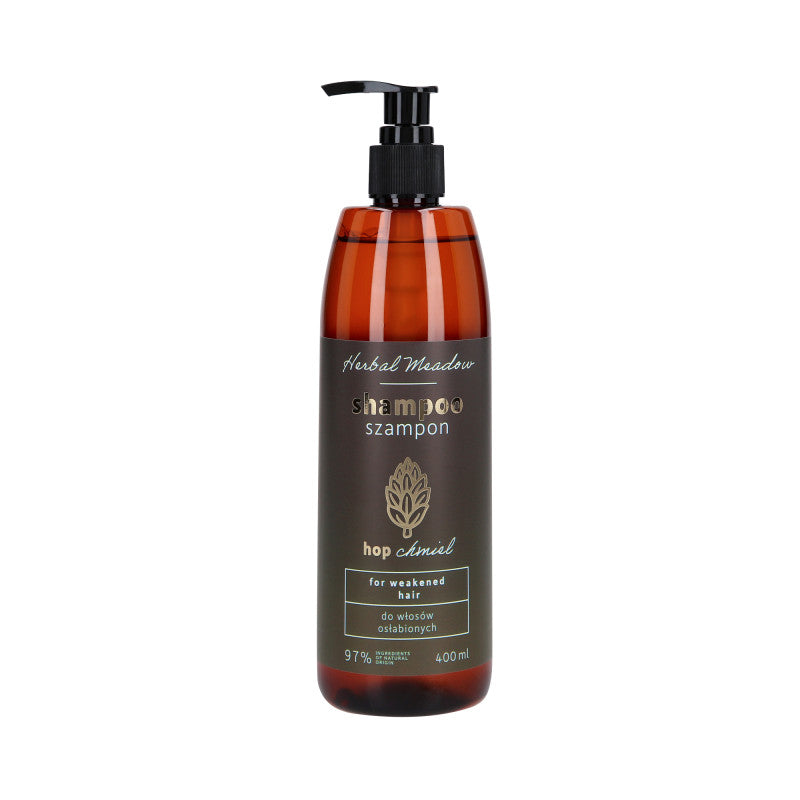 HERBAL MEADOW Shampoo für geschwächtes Haar mit Hopfenextrakt 400ml