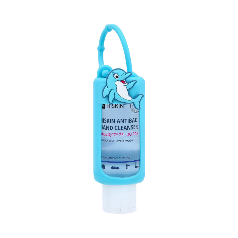 HISKIN ANTIBAC Biobójczy żel do rąk o zapachu leśnym w etui, Delfin 75ml