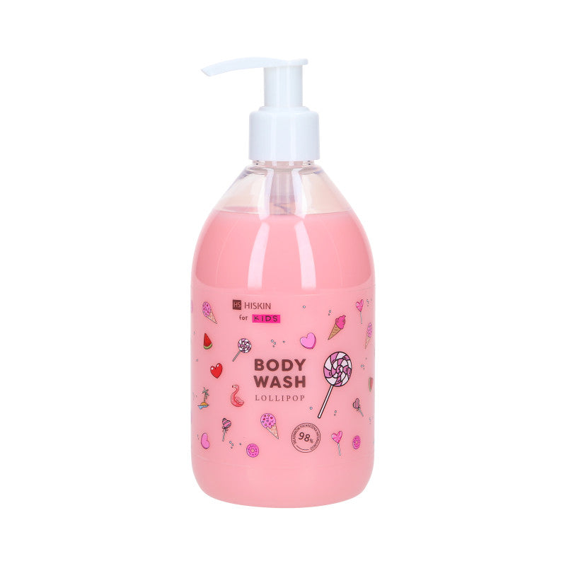 HISKIN FOR KIDS LOLLIPOP Płyn do mycia ciała dla dzieci o zapachu słodkiego lizaka 400ml