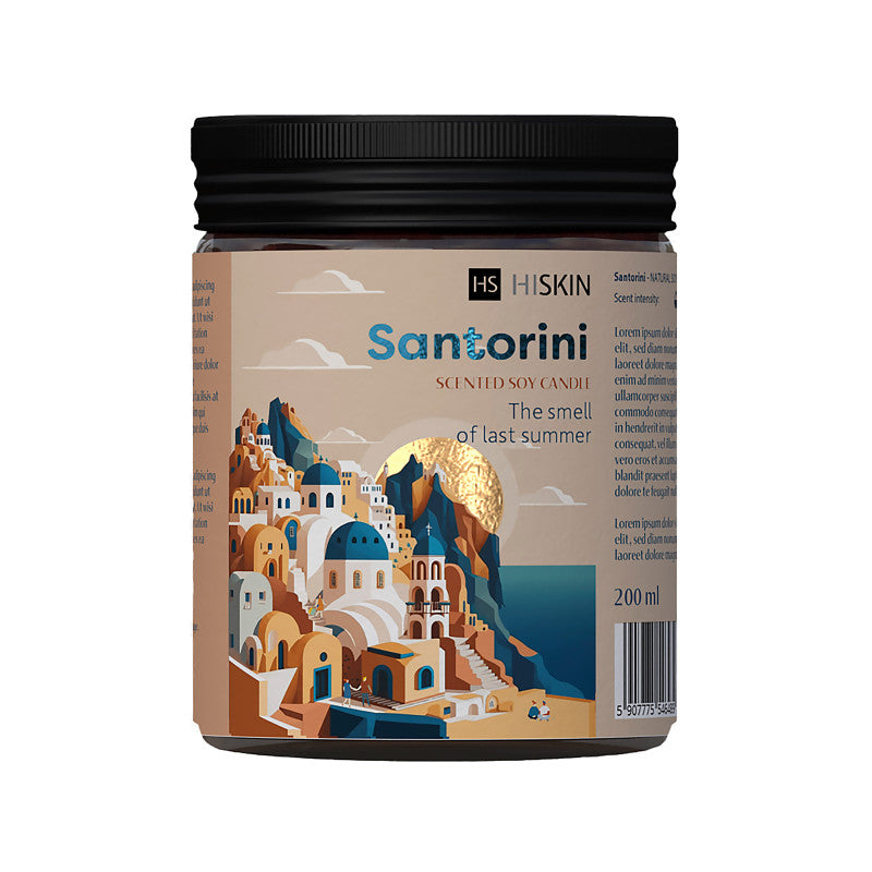 HISKIN HOME BON VOYAGE Santorini Sojakerze 200 ml
