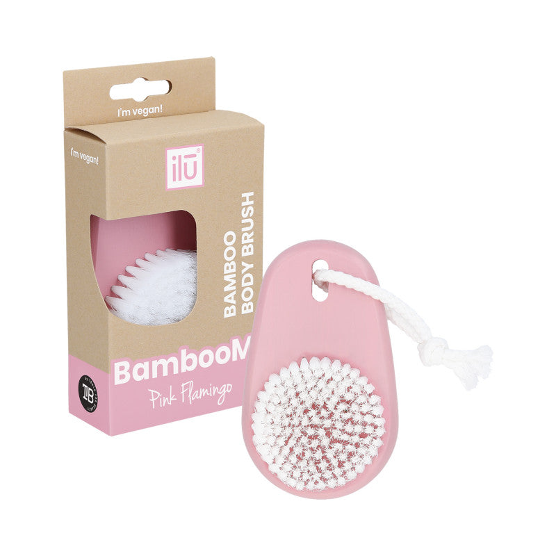 ilū BambooM ! Körperbürste, Pink Flamingo