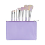 ilū basic Zestaw 8 pędzli do makijażu + etui, Unicorn, Pastel