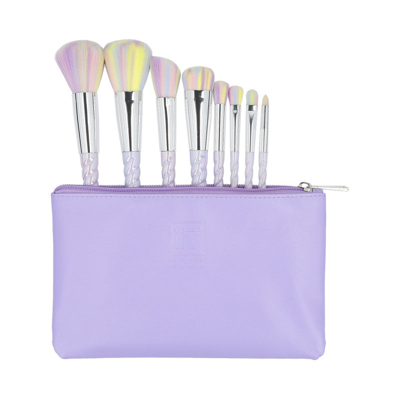 ilū basic Set aus 8 Schminkpinseln + Etui, Einhorn