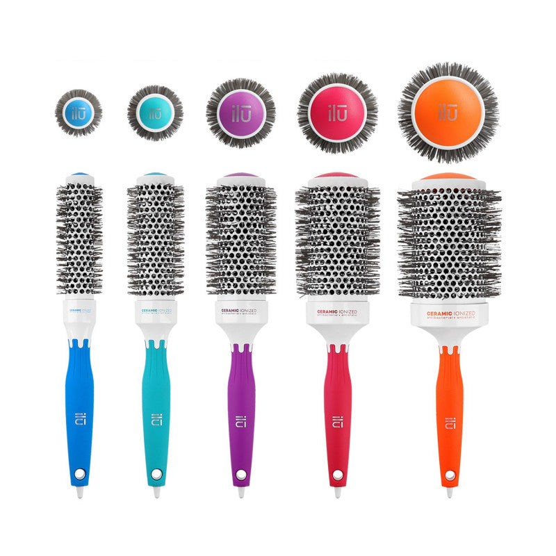 ilū Set Mit 5 Rundbürsten Zum Stylen 65 mm, 53 mm, 43 mm, 33 mm Und 25 mm