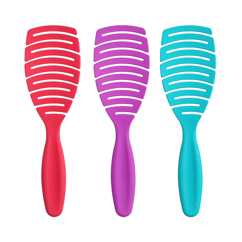 ilū My Happy Color 3 Teilig Haarbürsten zum Kämmen von Trocknem Und Nassem Haar