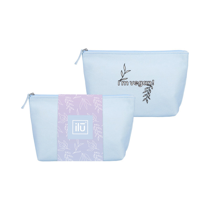 ilū Kosmetiktasche aus Baumwolle, Blau