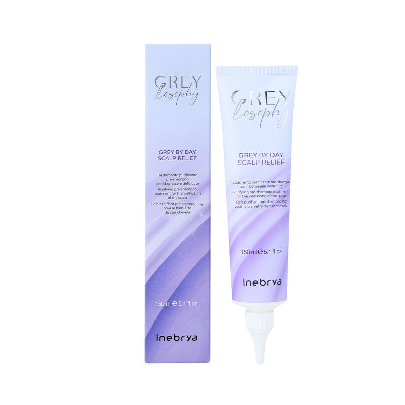 INEBRYA GREYLOSOPHY GRAY BY DAY Reinigende Kopfhautbehandlung vor dem Shampoo 150ml