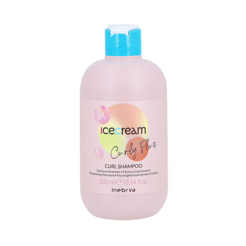 INEBRYA ICE CREAM CURLY PLUS Shampoo für lockiges und dauergewelltes Haar 300ml