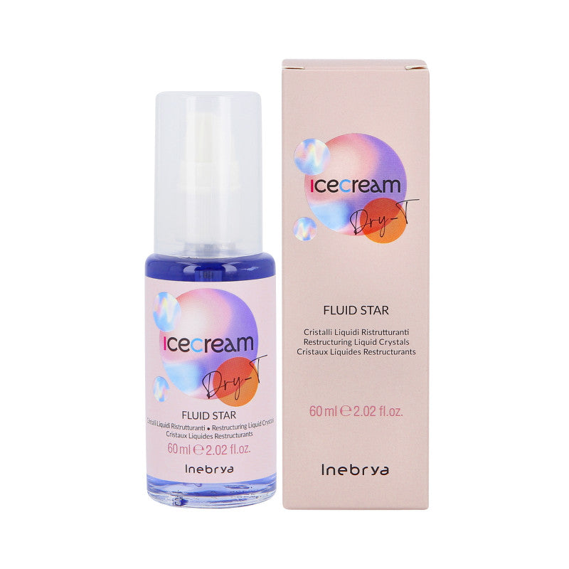 INEBRYA ICE CREAM DRY-T Kristallserum für trockenes und geschädigtes Haar 60ml