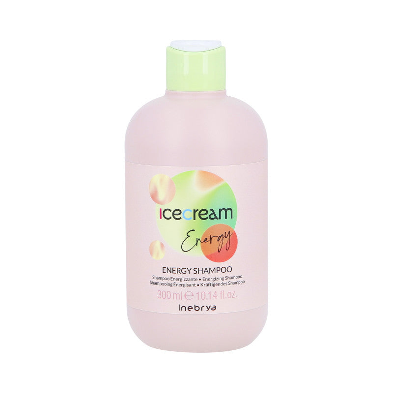 INEBRYA ICE CREAM ENERGY Wzmacniająco-energetyzujący szampon przeciw wypadaniu włosów 300ml