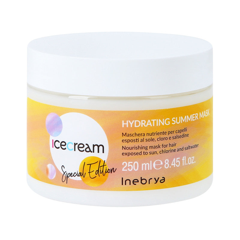 INEBRYA ICE CREAN SCALP HYDRATING SUMMER Nawilżająca maska do włosów 250ml