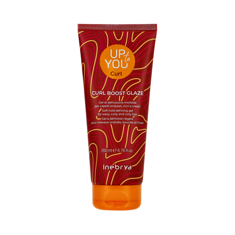 INEBRYA UP TO YOU CURL BOOTS GLAZE Texturierendes Gel für lockiges Haar 200 ml